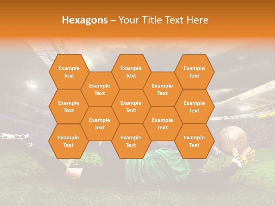 Goal Fan Gate PowerPoint Template