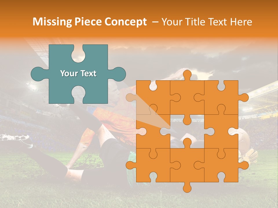 Goal Fan Gate PowerPoint Template