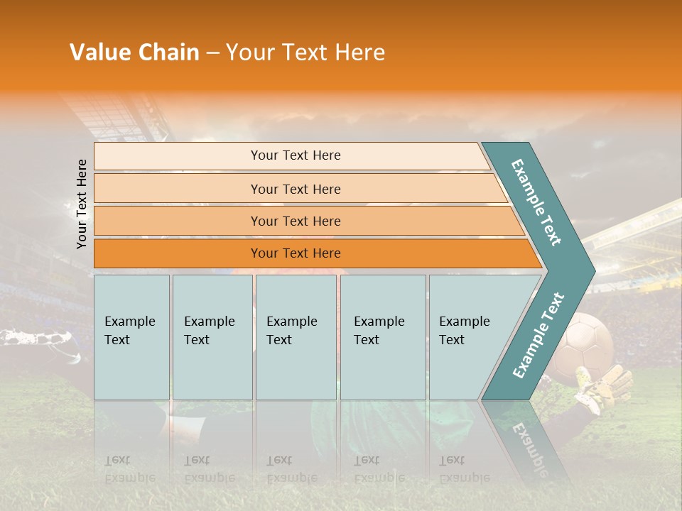 Goal Fan Gate PowerPoint Template