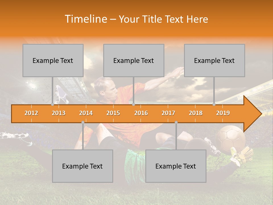 Goal Fan Gate PowerPoint Template