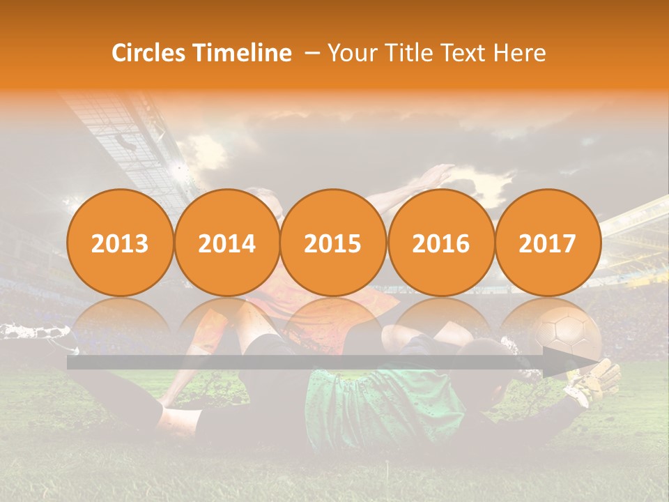 Goal Fan Gate PowerPoint Template