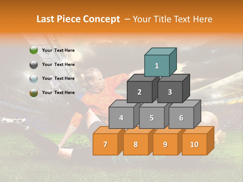 Goal Fan Gate PowerPoint Template