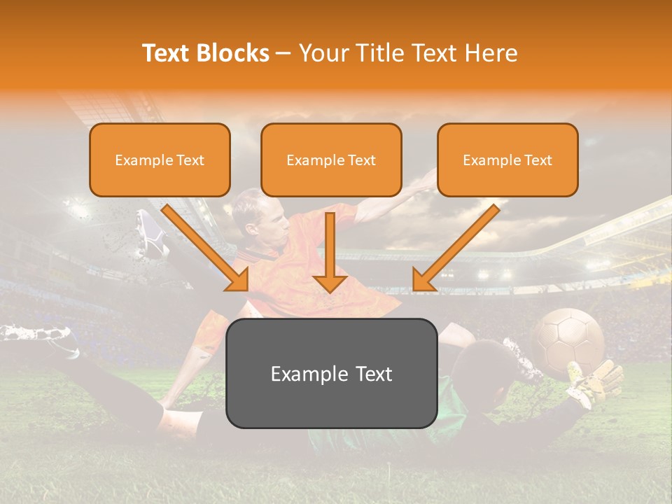Goal Fan Gate PowerPoint Template