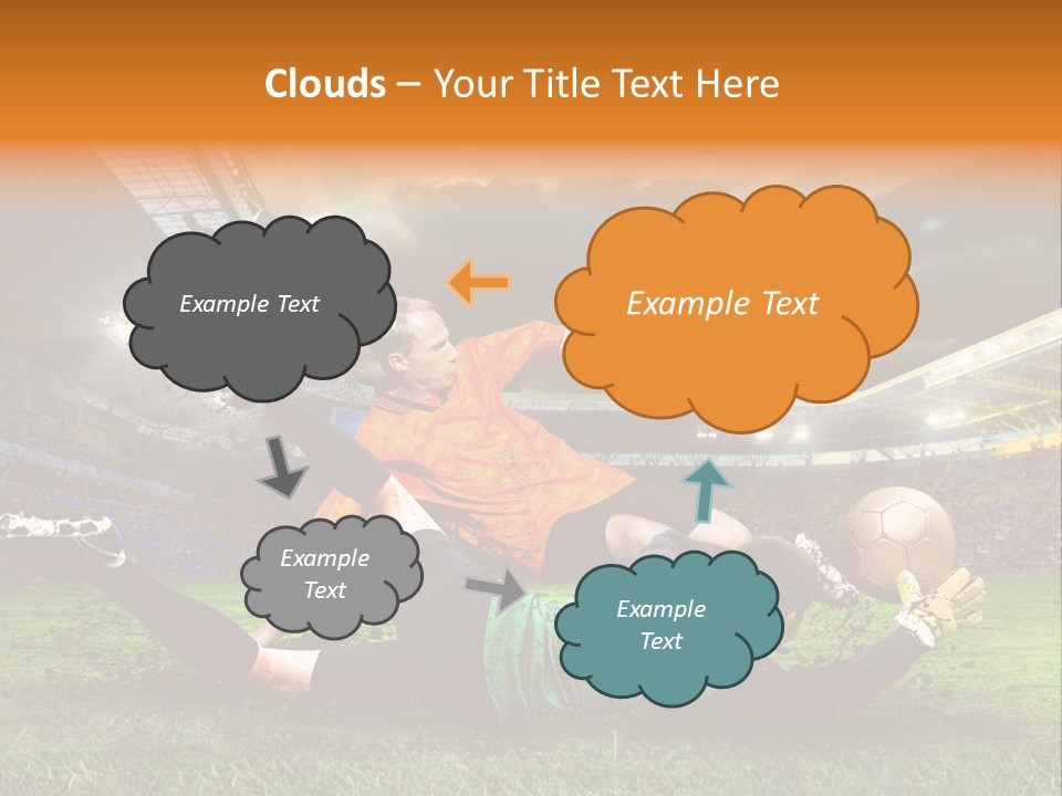Goal Fan Gate PowerPoint Template