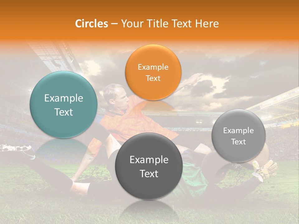 Goal Fan Gate PowerPoint Template