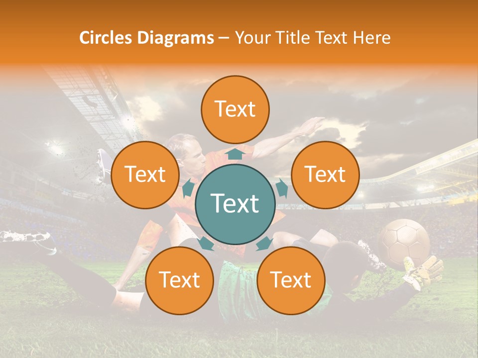 Goal Fan Gate PowerPoint Template