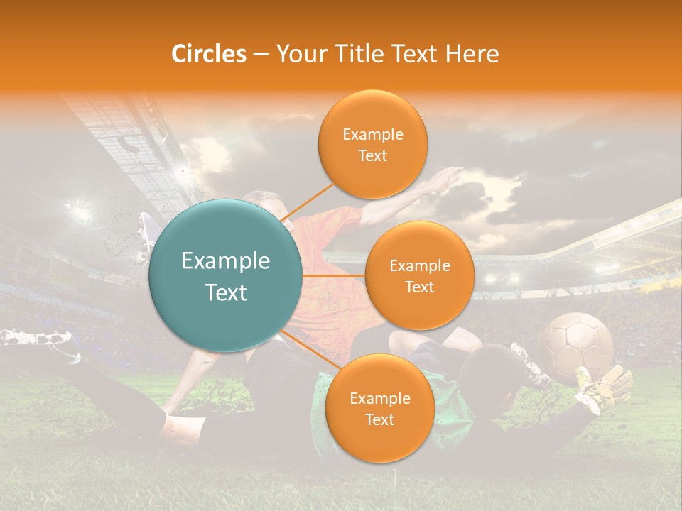 Goal Fan Gate PowerPoint Template