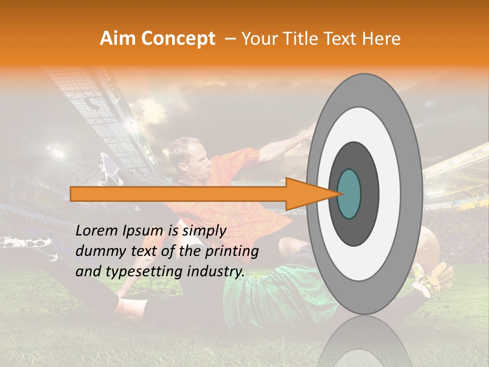 Goal Fan Gate PowerPoint Template