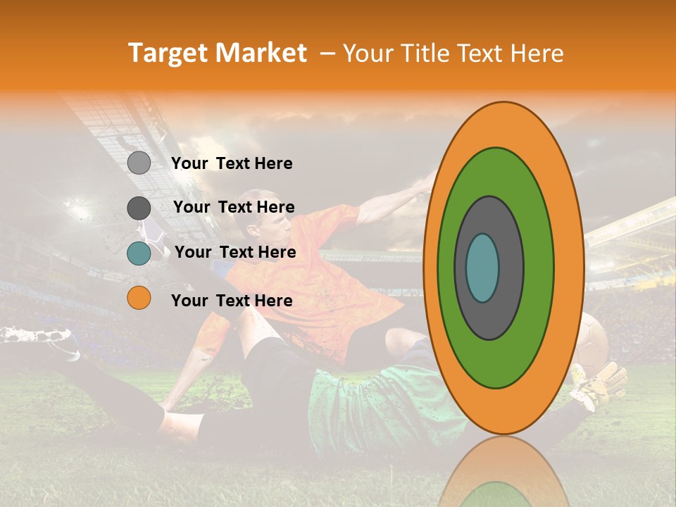 Goal Fan Gate PowerPoint Template