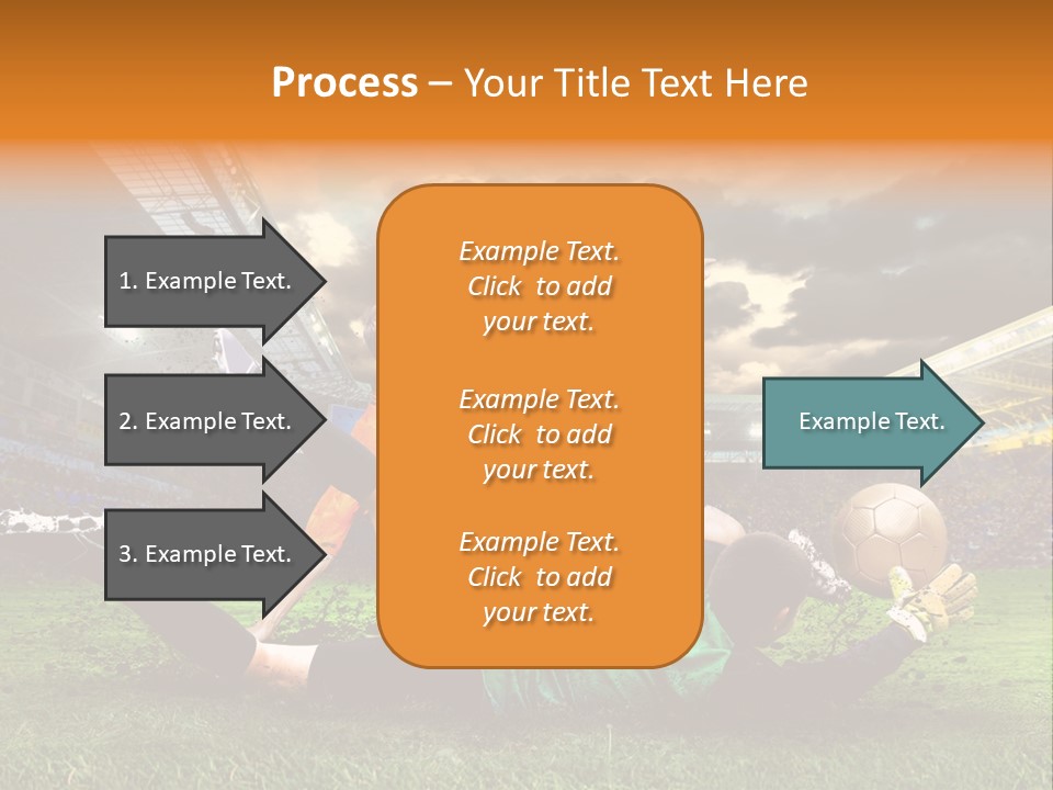 Goal Fan Gate PowerPoint Template