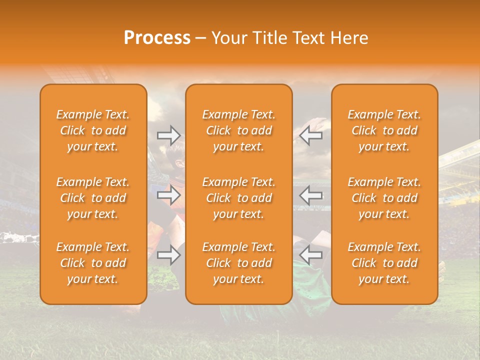 Goal Fan Gate PowerPoint Template