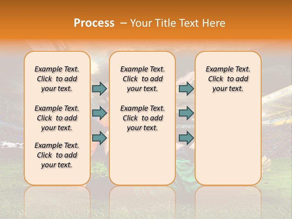Goal Fan Gate PowerPoint Template