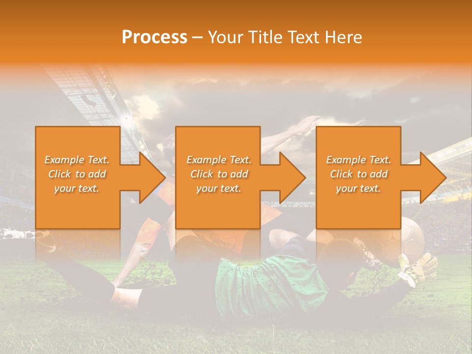 Goal Fan Gate PowerPoint Template