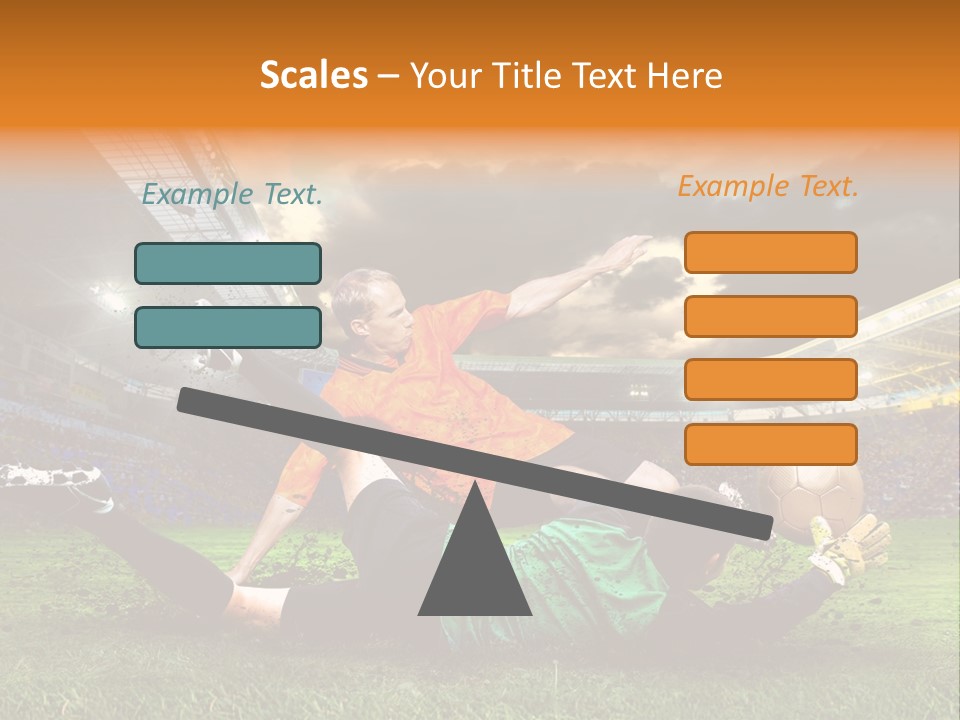 Goal Fan Gate PowerPoint Template