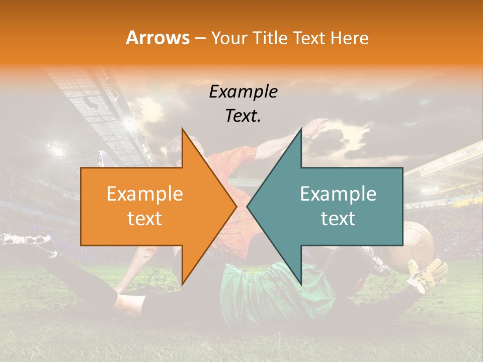 Goal Fan Gate PowerPoint Template