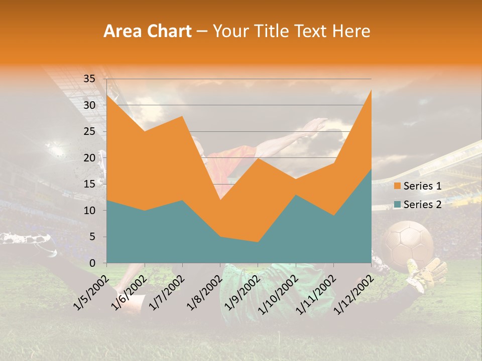 Goal Fan Gate PowerPoint Template