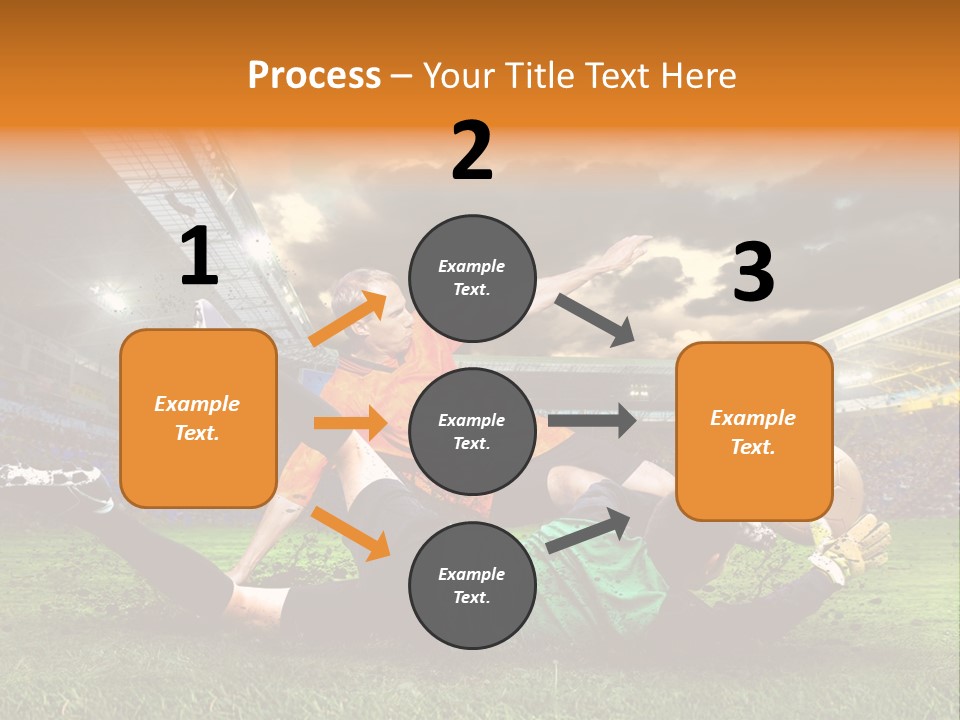 Goal Fan Gate PowerPoint Template