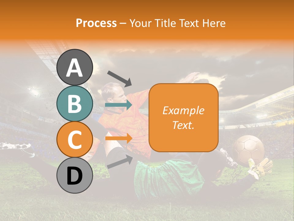 Goal Fan Gate PowerPoint Template