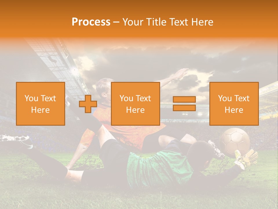 Goal Fan Gate PowerPoint Template