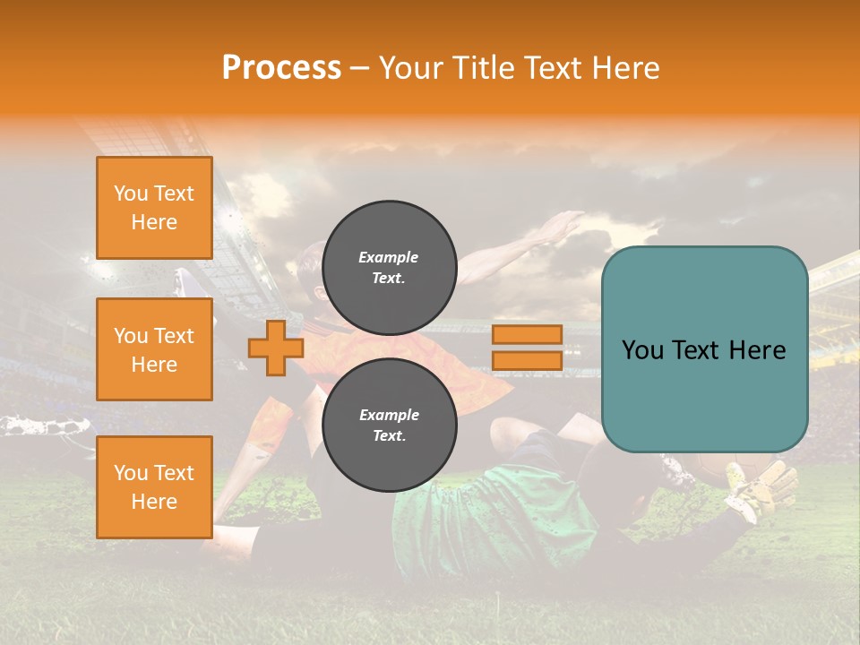 Goal Fan Gate PowerPoint Template