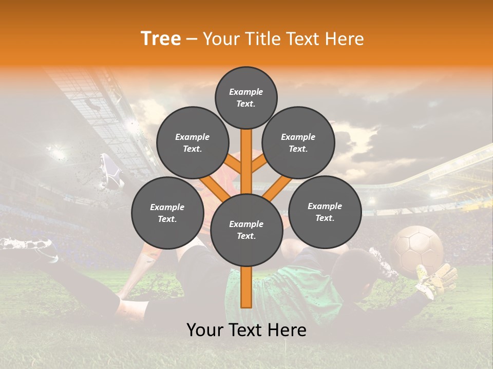 Goal Fan Gate PowerPoint Template