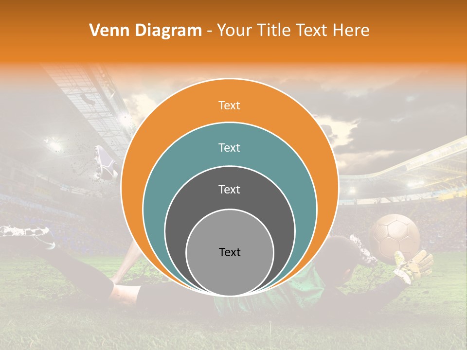 Goal Fan Gate PowerPoint Template