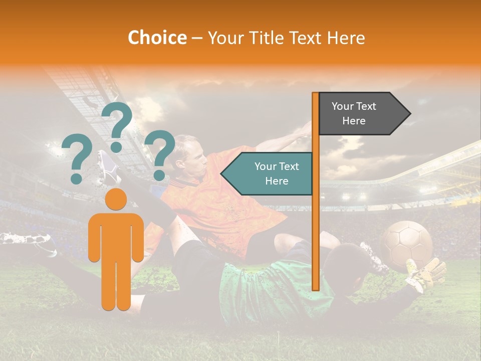 Goal Fan Gate PowerPoint Template