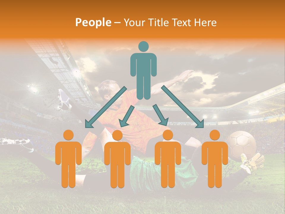 Goal Fan Gate PowerPoint Template