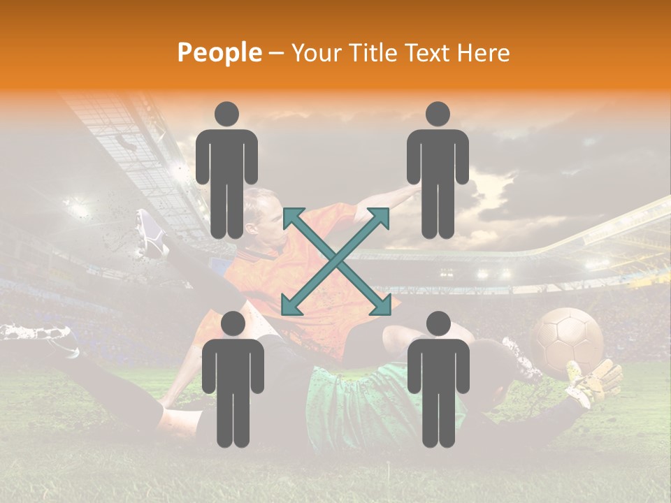 Goal Fan Gate PowerPoint Template