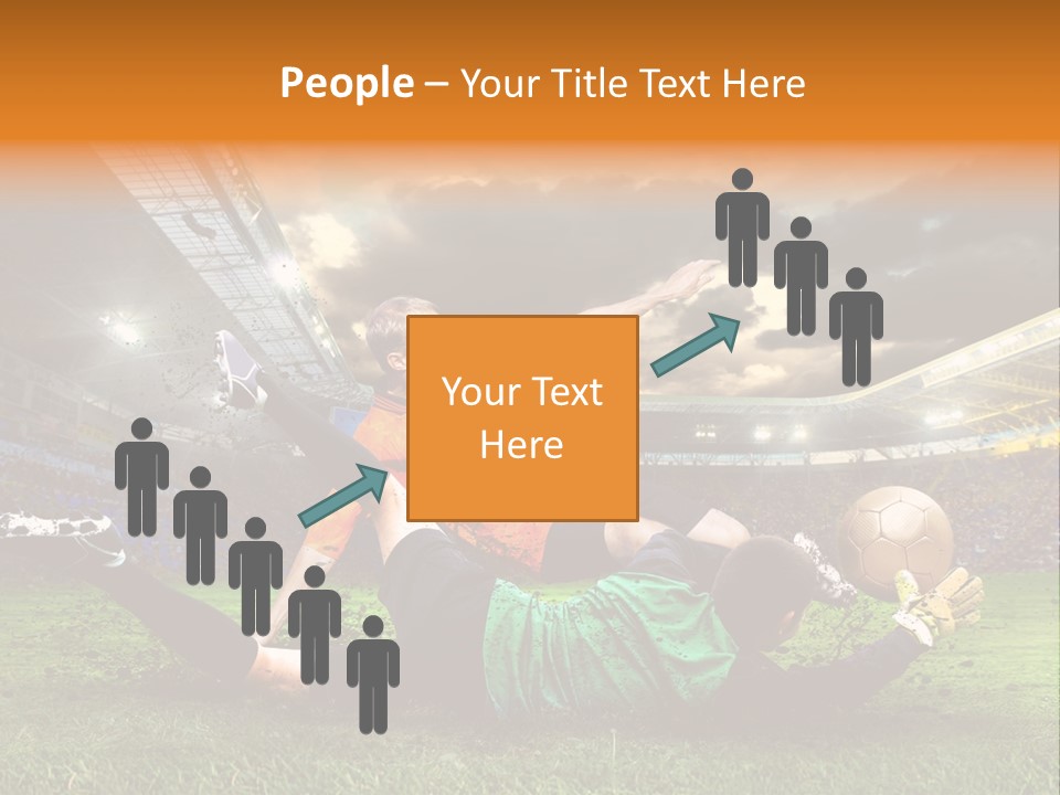 Goal Fan Gate PowerPoint Template