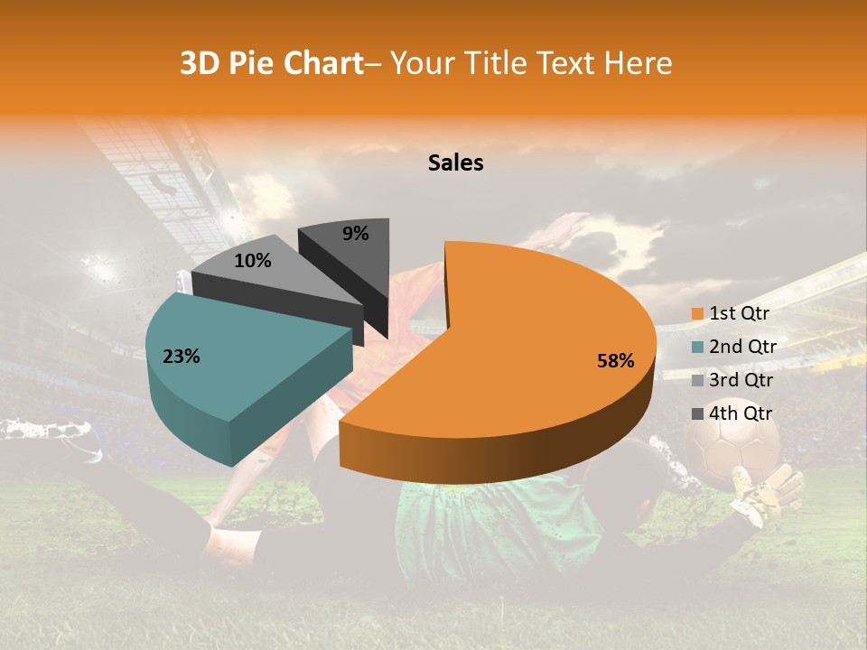 Goal Fan Gate PowerPoint Template