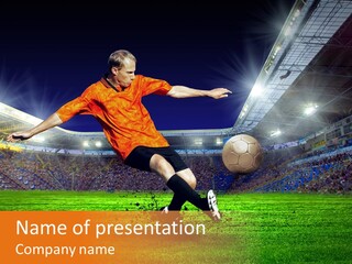 Field Seat Stadium PowerPoint Template