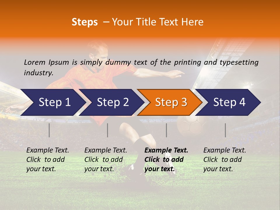 Field Seat Stadium PowerPoint Template