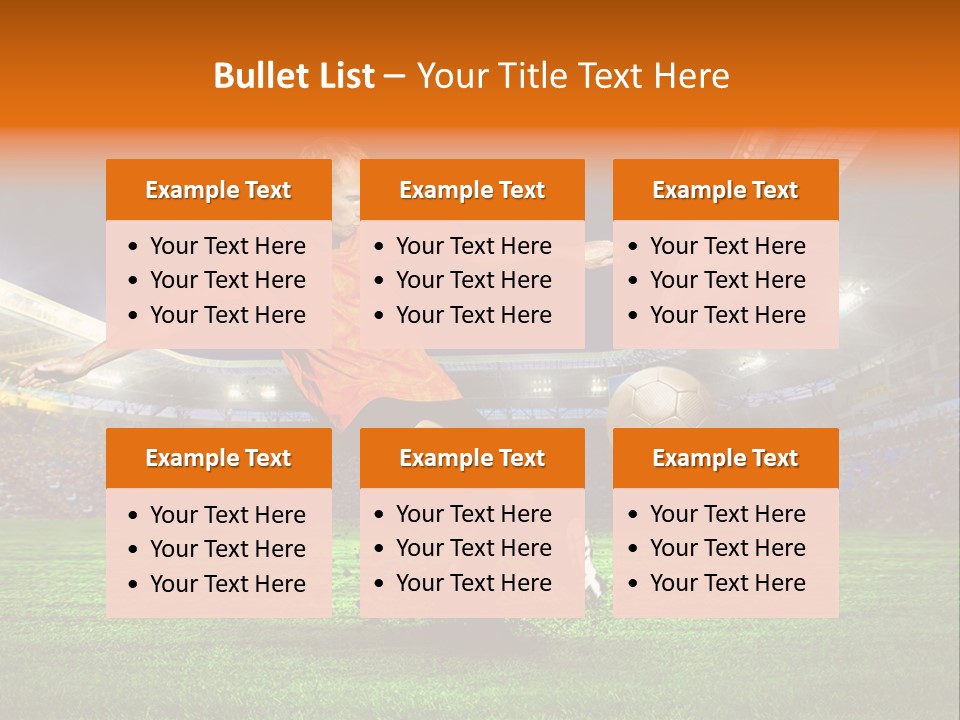 Field Seat Stadium PowerPoint Template