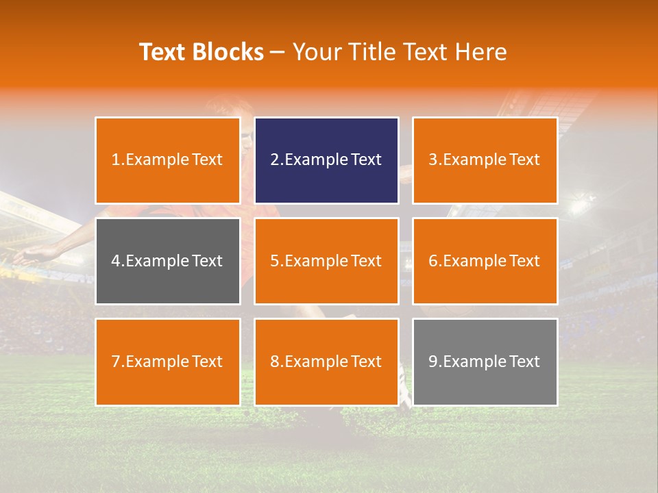 Field Seat Stadium PowerPoint Template
