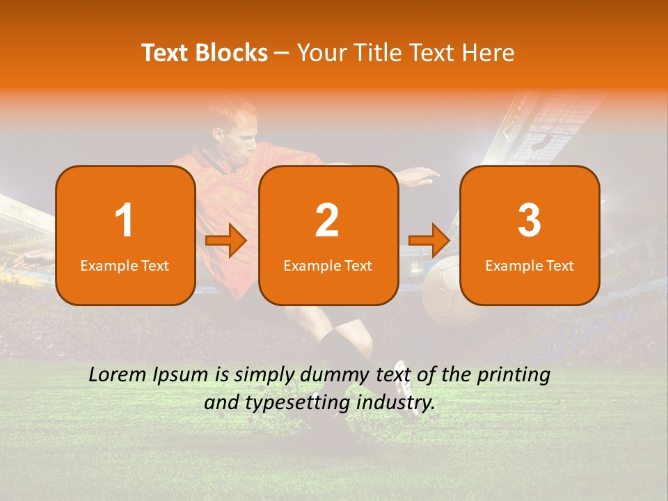 Field Seat Stadium PowerPoint Template