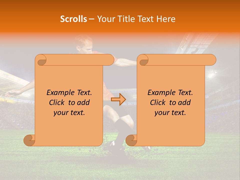 Field Seat Stadium PowerPoint Template