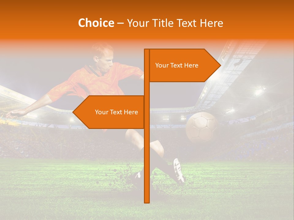 Field Seat Stadium PowerPoint Template