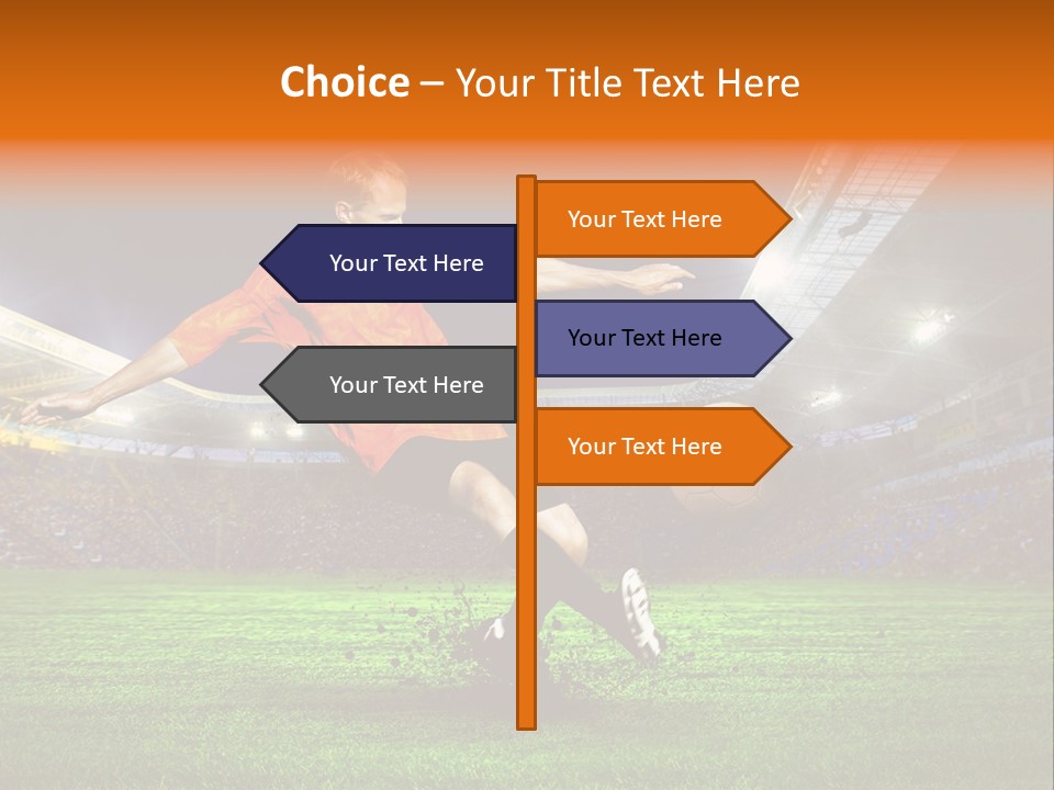 Field Seat Stadium PowerPoint Template