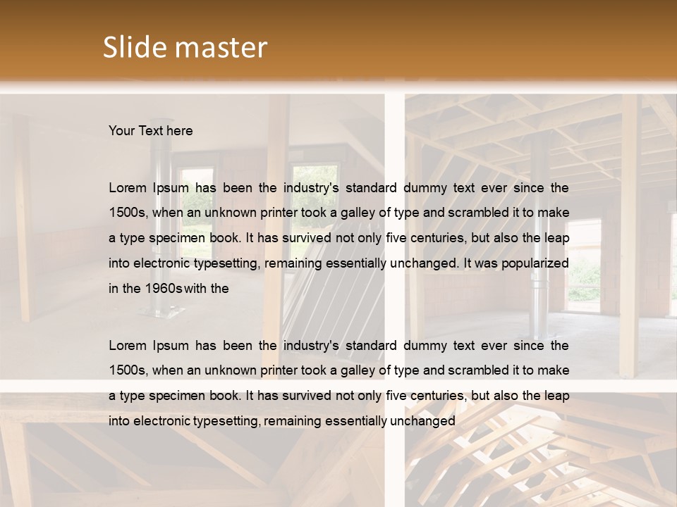 Insulation Framework Building PowerPoint Template