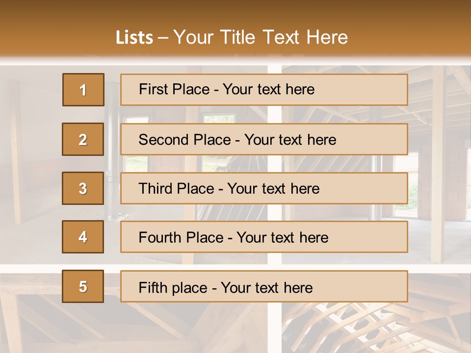 Insulation Framework Building PowerPoint Template