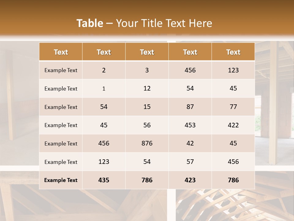 Insulation Framework Building PowerPoint Template