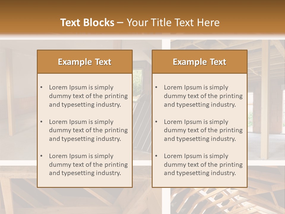 Insulation Framework Building PowerPoint Template