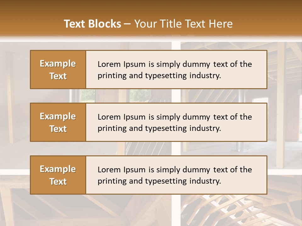 Insulation Framework Building PowerPoint Template