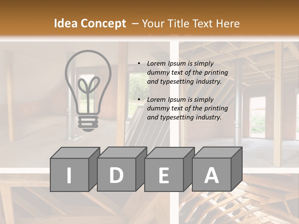 Insulation Framework Building PowerPoint Template