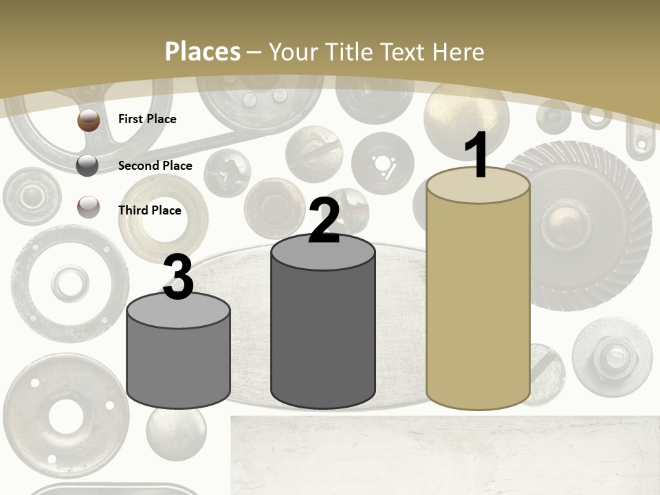 Chrome Circle Part PowerPoint Template