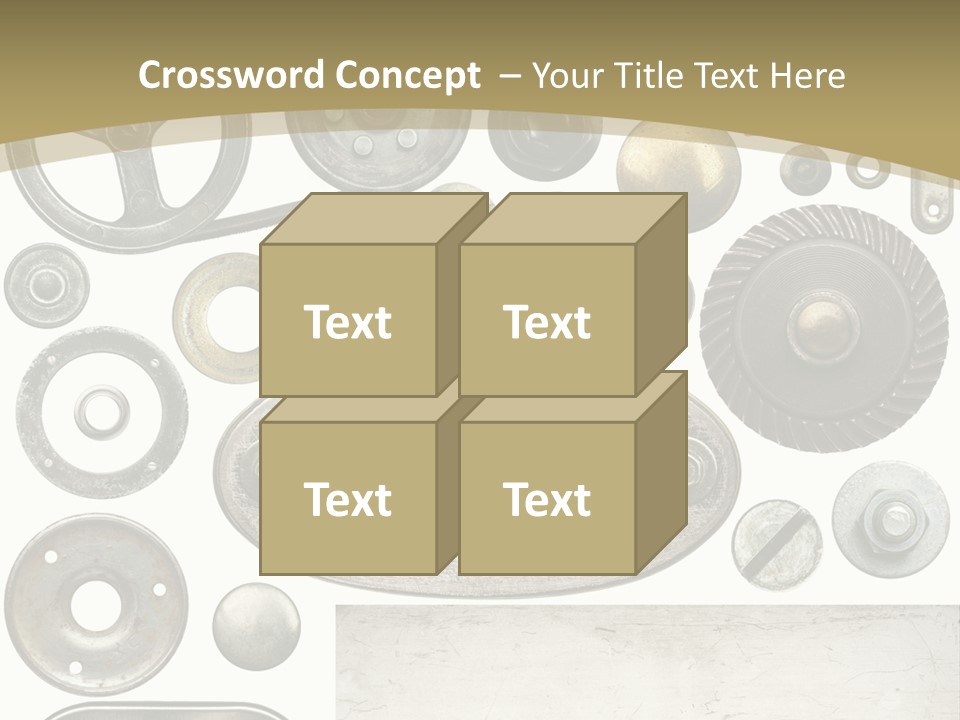 Chrome Circle Part PowerPoint Template
