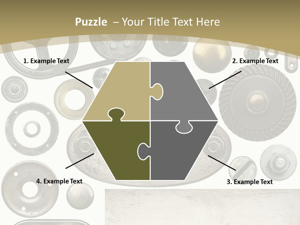 Chrome Circle Part PowerPoint Template