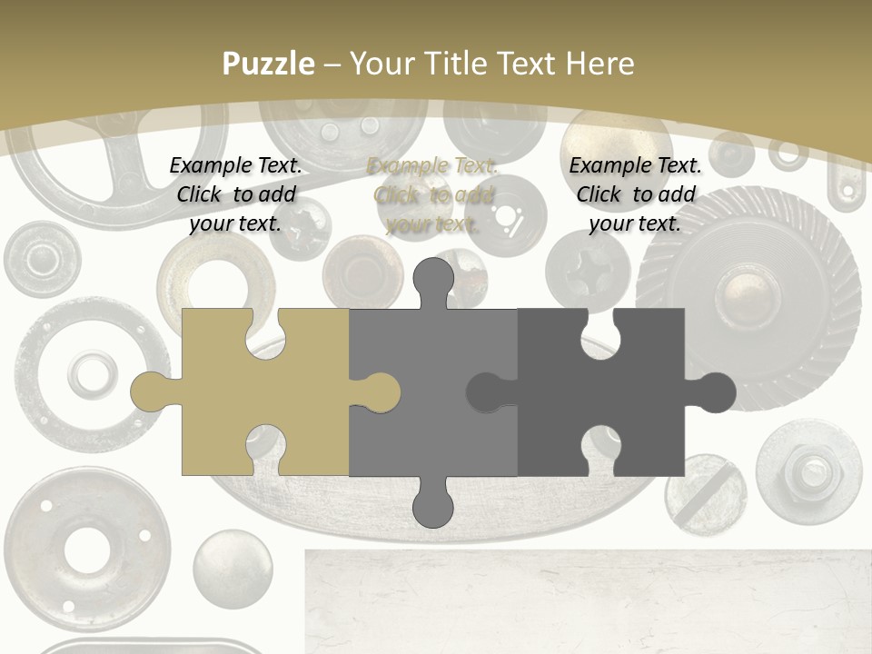 Chrome Circle Part PowerPoint Template