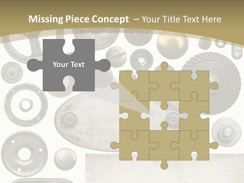 Chrome Circle Part PowerPoint Template